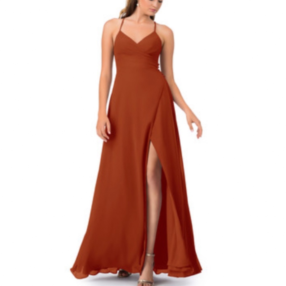 Azazie Bridesmaids Dress in Paprika